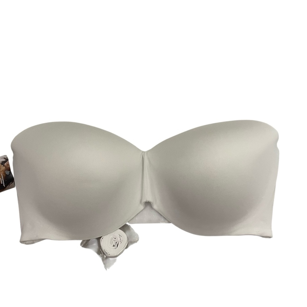 Maidenform Full Coverage Convertible Strapless Bra White Size 38DDD